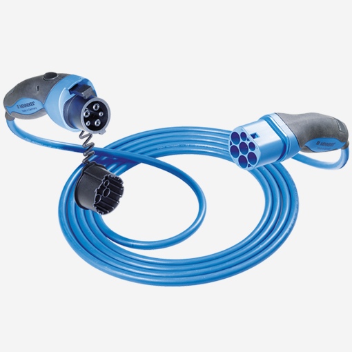 Зарядный кабель Type 1 Mode 3 (7,5м, 32А, 1-фазный)